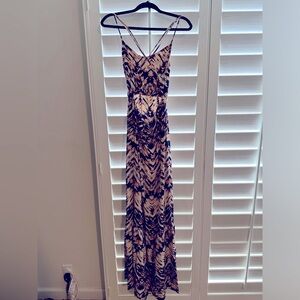 100% Silk Maxi Parker dress